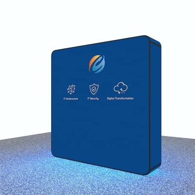환경 친화적 주도한 것을 가진 10x10 피트 백리트 배경 휴대용 디스플레이  부스 배경