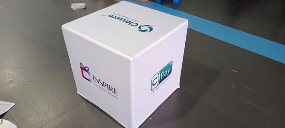 31 Ｘ 24 무역 전시회 현수막 양면 배밀도 디스켓 매달리는 신호