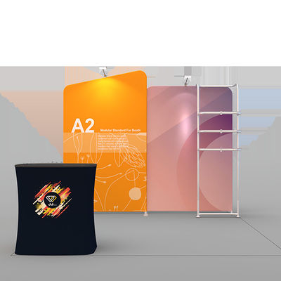3X3을 밝히는 250gsm PE 모듈 무역 전시회 전시회 전시 백리트 부스 입지