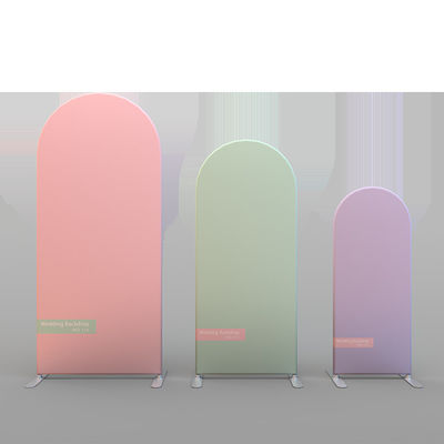 PVC 핑크색 특정 개인 앞 결혼식 배경은 프레임 주요한 파티 무대 배경을 둥글게 합니다