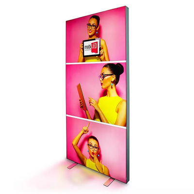 무프레임형 직물 차별주의자 라이트 박스 알루미늄 프레임 LED 라이트 박스 800x2000x80mm