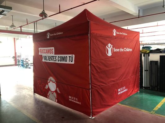 접힌 알루미늄 프레임 야외 캐노피 텐트 차양 20x20ft ISO9001