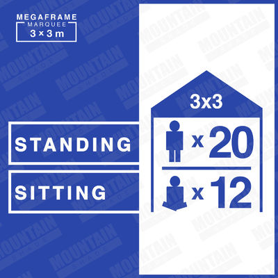 2.5x2.5 10X10 야외 캐노피 텐트 차양