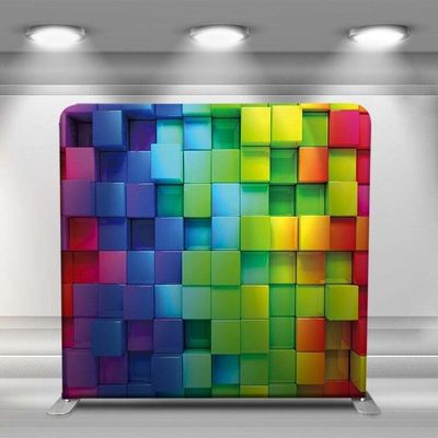 8x8 사진 부스 배경 베개 커버 긴장 직물 튜브 스트레치 천 디스플레이
